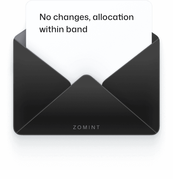 January 2026: no changes, allocation within band
